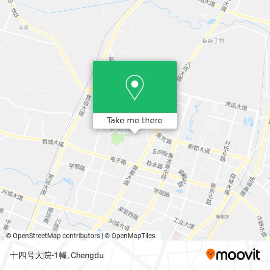 十四号大院-1幢 map
