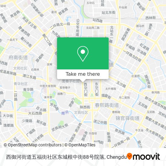 西御河街道五福街社区东城根中街88号院落 map