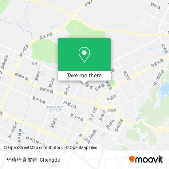 华琦琦真皮鞋 map