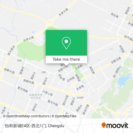 怡和新城E4区-西北1门 map