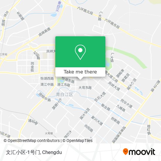文汇小区-1号门 map