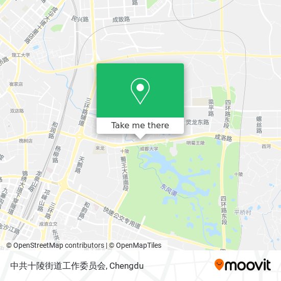 中共十陵街道工作委员会 map