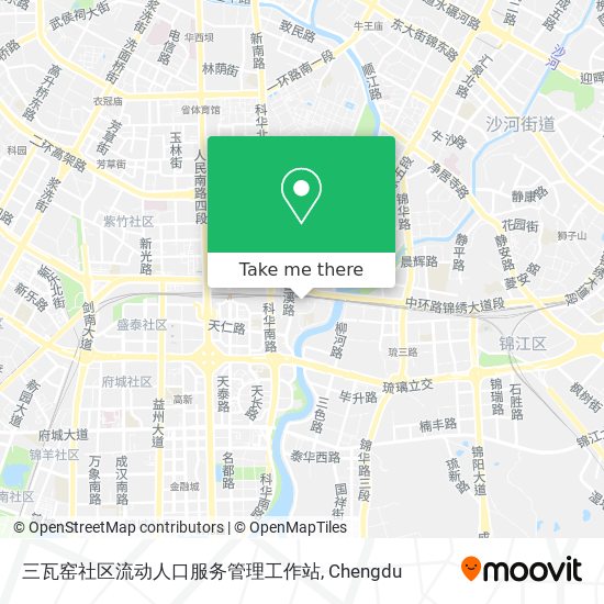 三瓦窑社区流动人口服务管理工作站 map