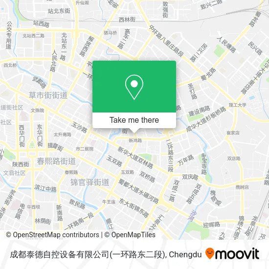 成都泰德自控设备有限公司(一环路东二段) map