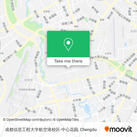 成都信息工程大学航空港校区-中心花园 map