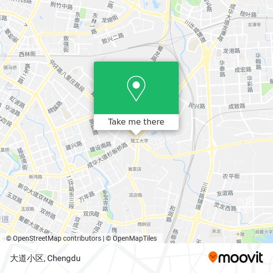 大道小区 map