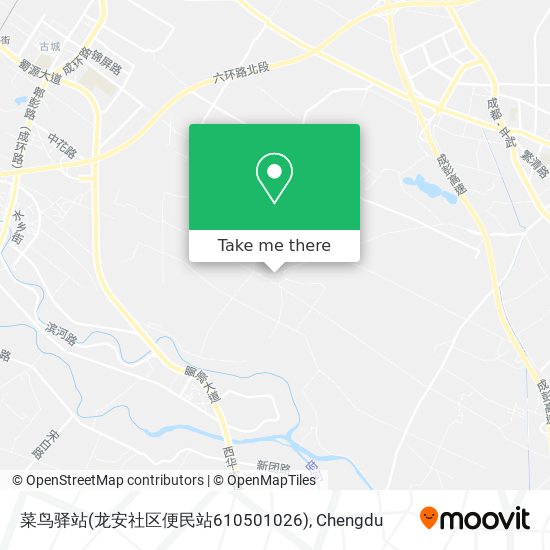 菜鸟驿站(龙安社区便民站610501026) map