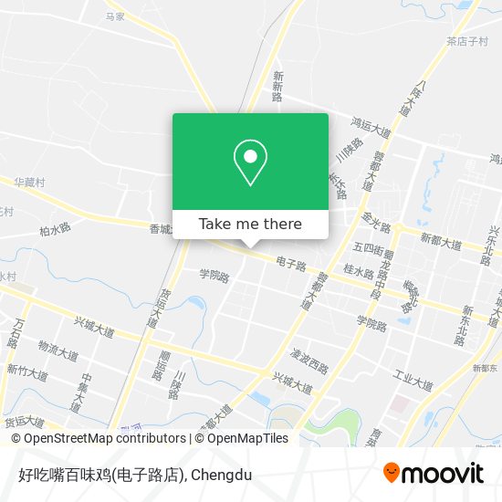 好吃嘴百味鸡(电子路店) map