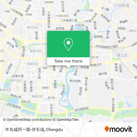 半岛城邦一期-停车场 map