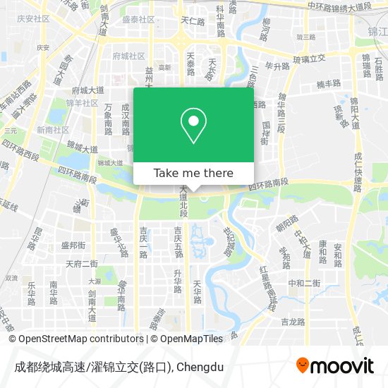 成都绕城高速/濯锦立交(路口) map