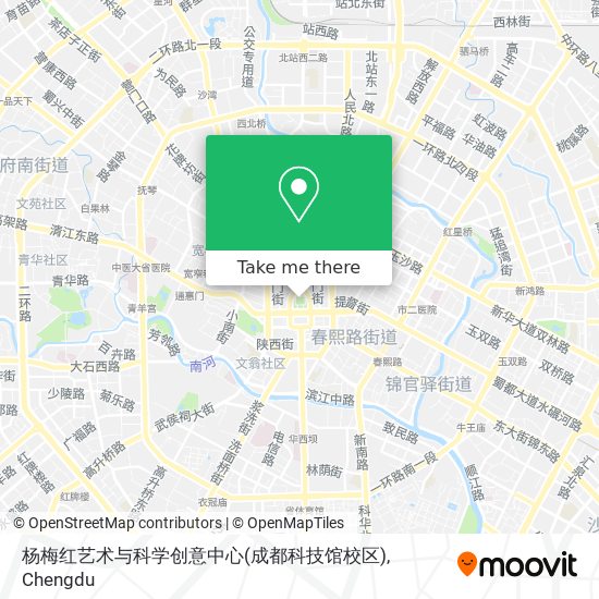 杨梅红艺术与科学创意中心(成都科技馆校区) map