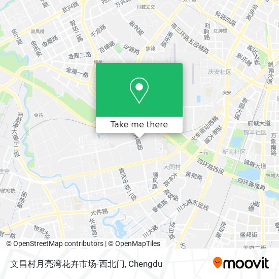 文昌村月亮湾花卉市场-西北门 map