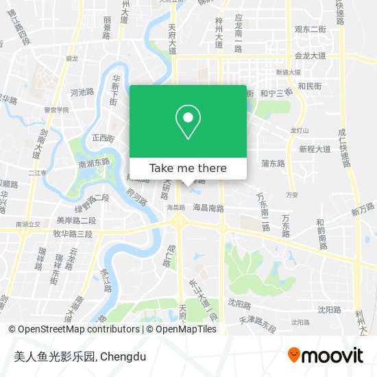 美人鱼光影乐园 map