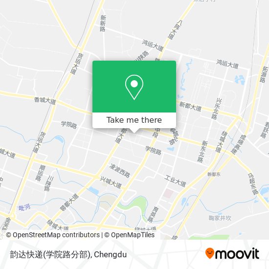 韵达快递(学院路分部) map