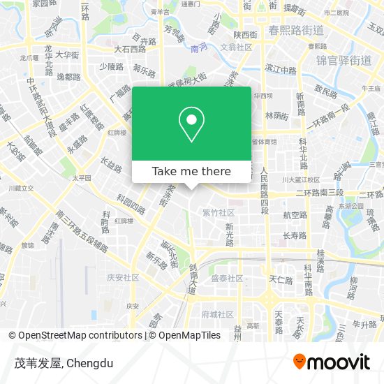 茂苇发屋 map