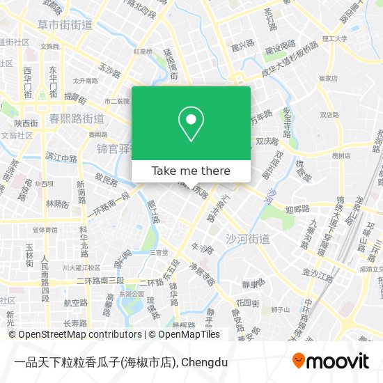 一品天下粒粒香瓜子(海椒市店) map