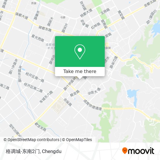 格调城-东南2门 map