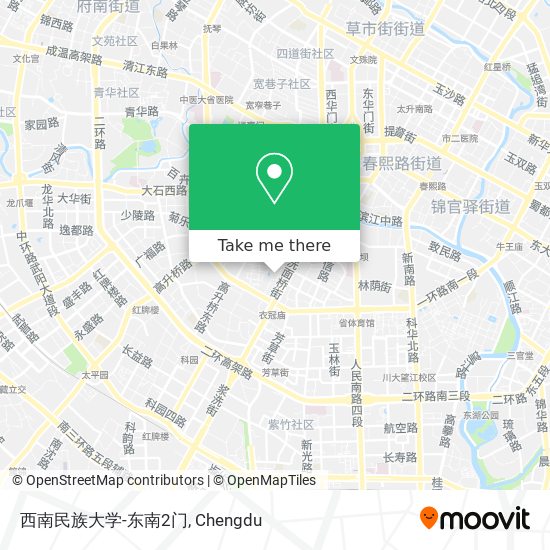 西南民族大学-东南2门 map