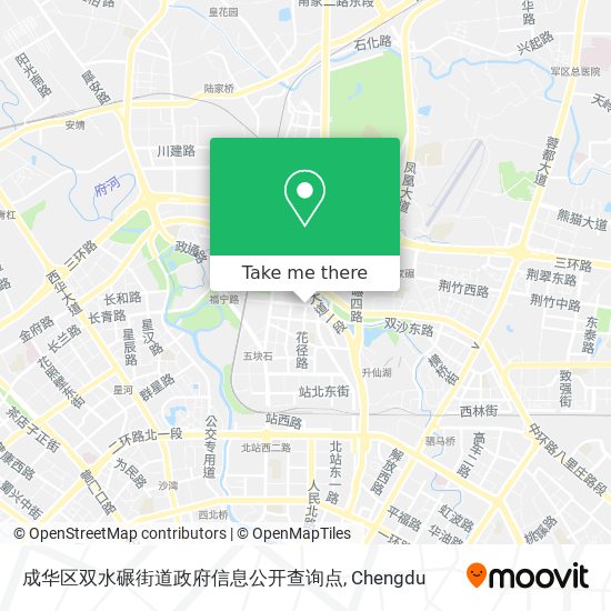 成华区双水碾街道政府信息公开查询点 map