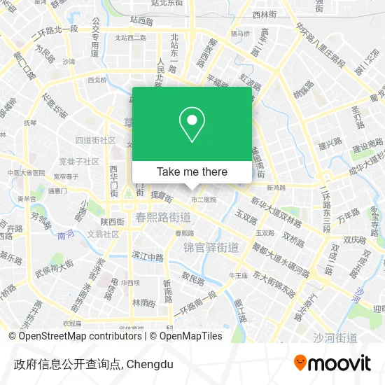 政府信息公开查询点 map