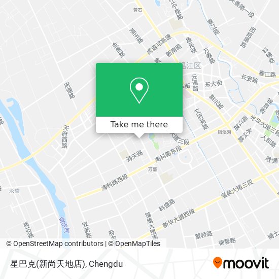 星巴克(新尚天地店) map