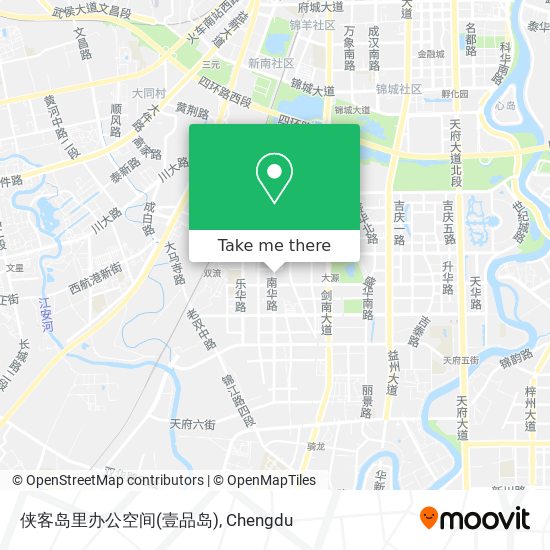 侠客岛里办公空间(壹品岛) map
