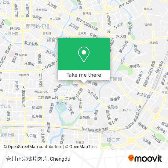 合川正宗桃片肉片 map