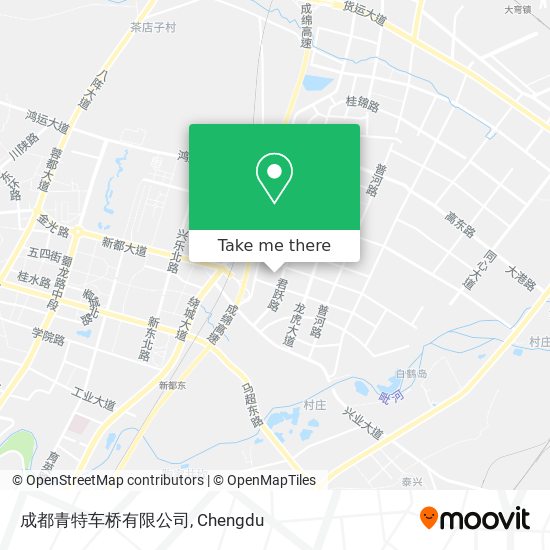 成都青特车桥有限公司 map