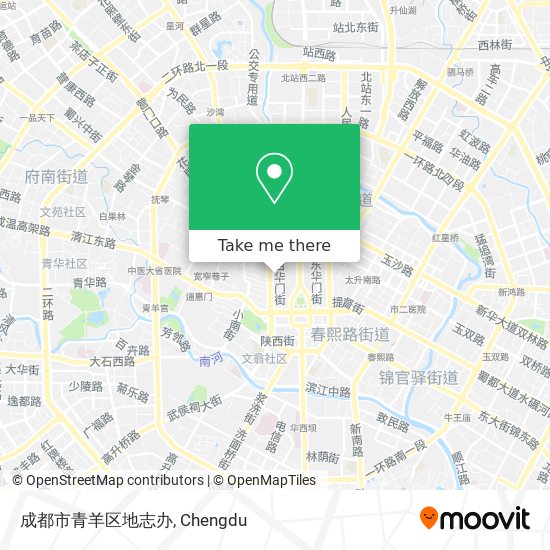 成都市青羊区地志办 map