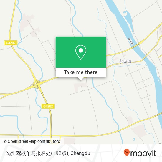 蜀州驾校羊马报名处(192点) map