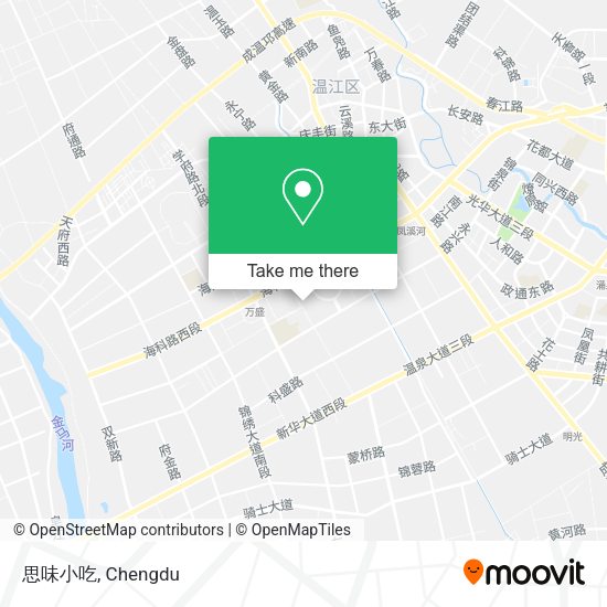 思味小吃 map