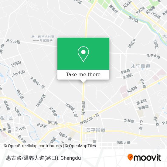 惠古路/温郫大道(路口) map