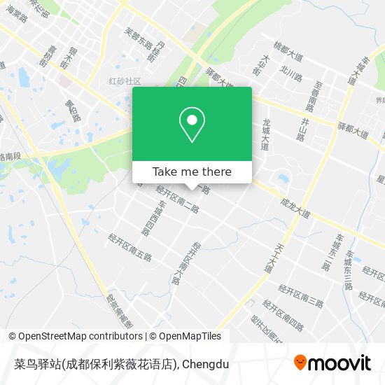 菜鸟驿站(成都保利紫薇花语店) map