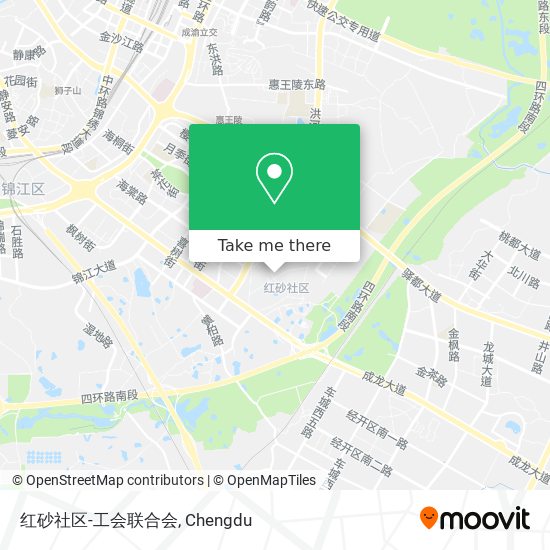 红砂社区-工会联合会 map