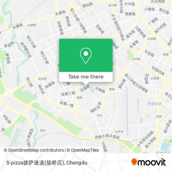 S-pizza披萨速递(簇桥店) map