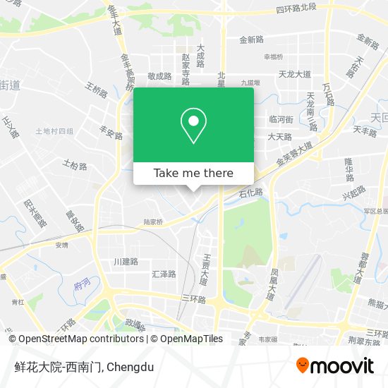 鲜花大院-西南门 map