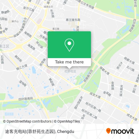 途客充电站(蓉舒苑生态园) map