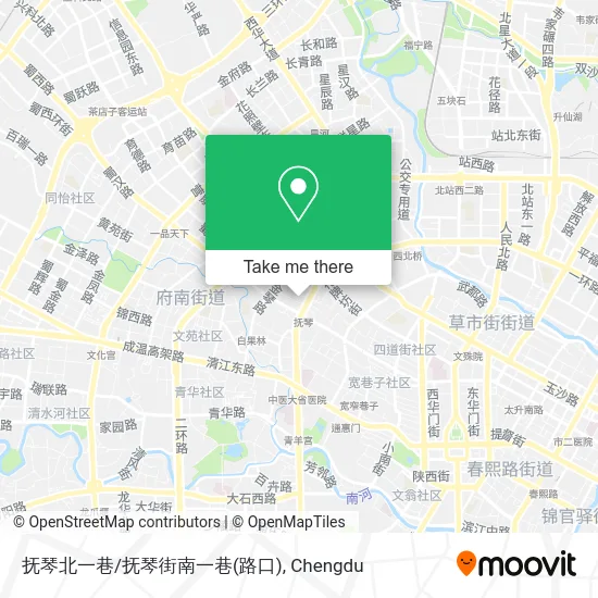 抚琴北一巷/抚琴街南一巷(路口) map