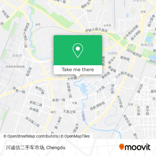 川诚信二手车市场 map