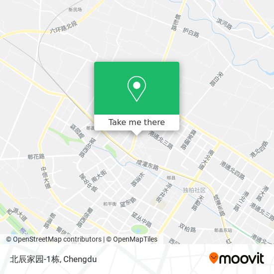 北辰家园-1栋 map
