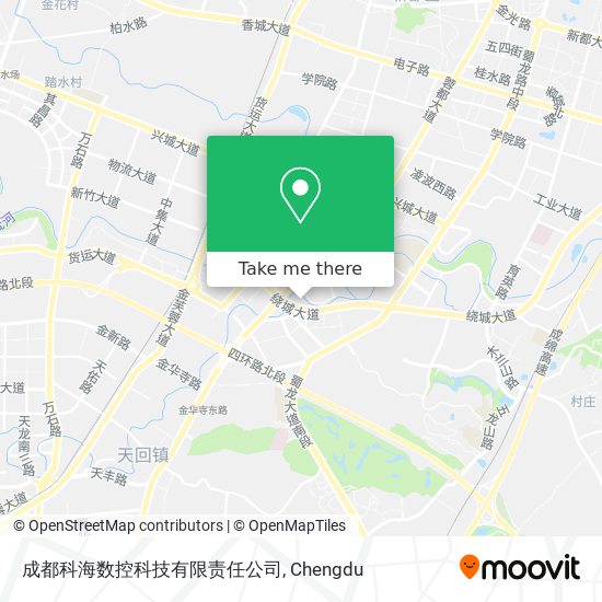 成都科海数控科技有限责任公司 map