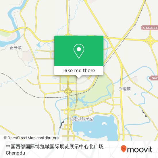 中国西部国际博览城国际展览展示中心北广场 map