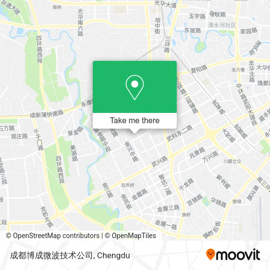 成都博成微波技术公司 map