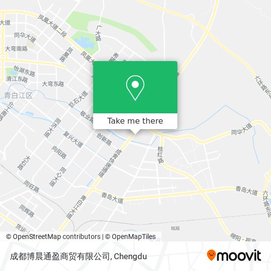 成都博晨通盈商贸有限公司 map