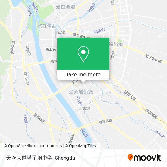 天府大道塔子坝中学 map