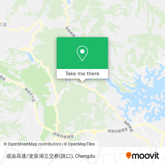 成渝高速/龙泉湖立交桥(路口) map