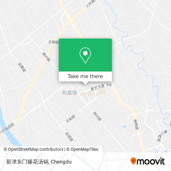 新津东门爆花汤锅 map