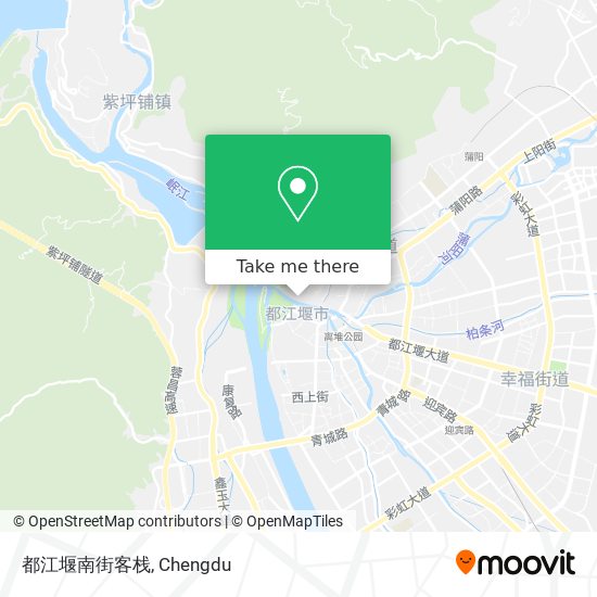 都江堰南街客栈 map