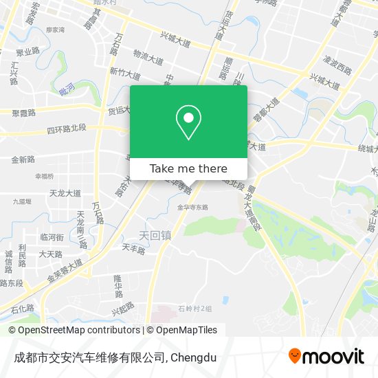 成都市交安汽车维修有限公司 map
