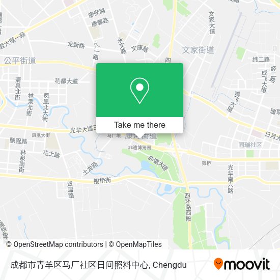 成都市青羊区马厂社区日间照料中心 map